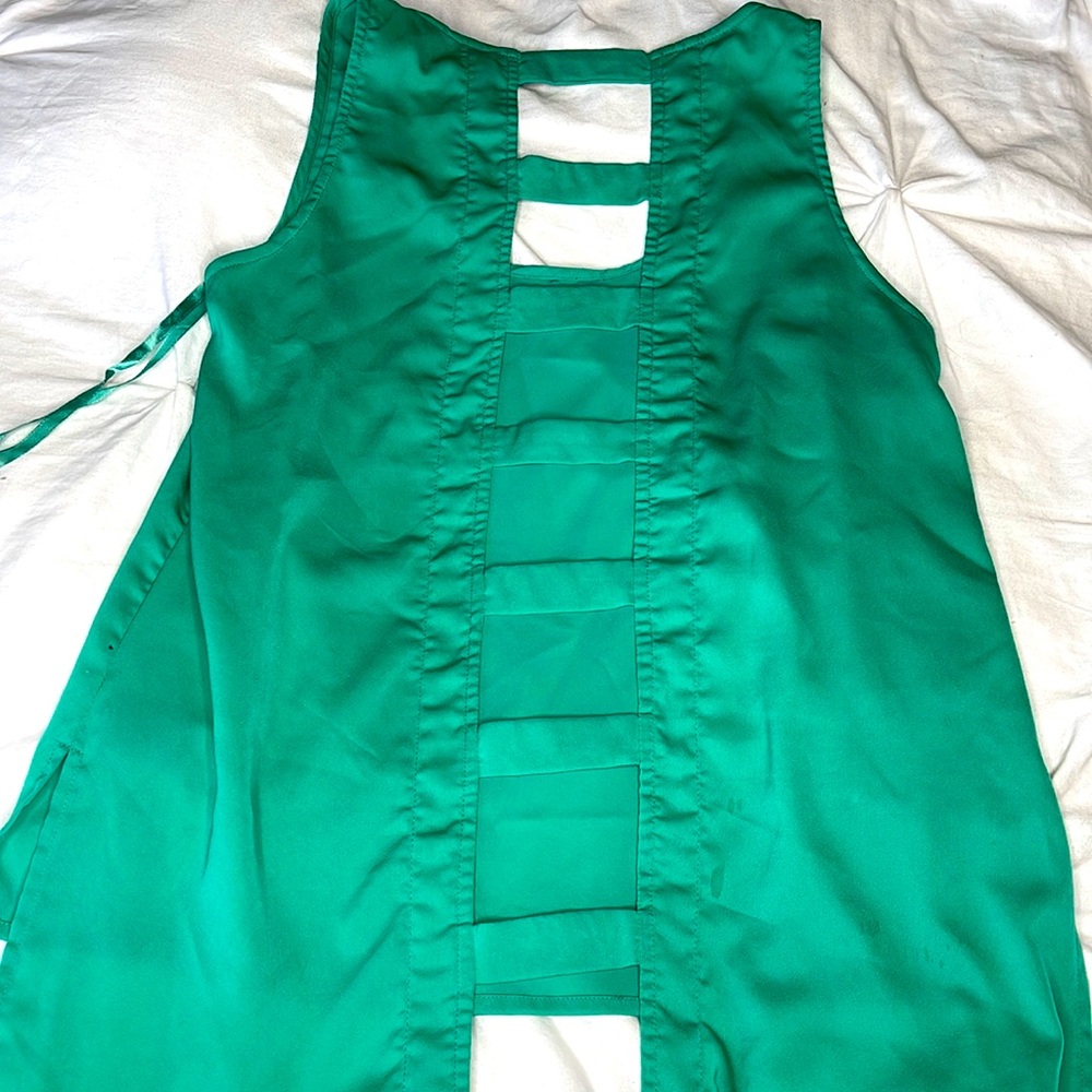 Tank top with back detail